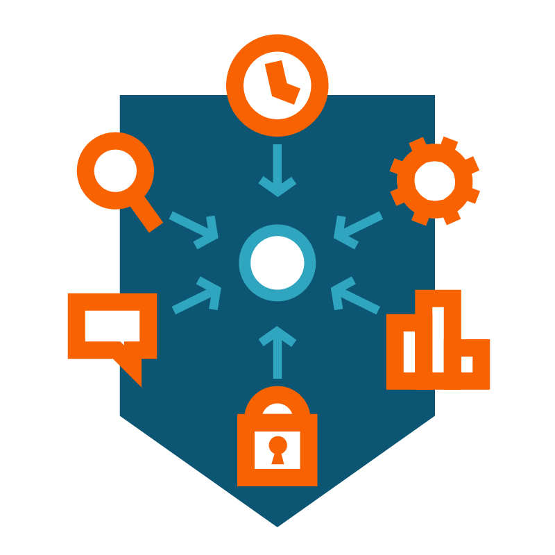 Ilustración: Portal de autoservicio y administración Ul fáciles de usar
