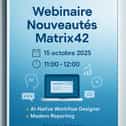 Webinaire Nouveautés Matrix42
