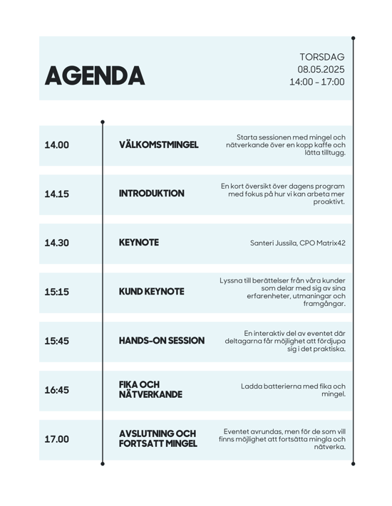 Blue Clean Minimalist Startup Business Agenda Document