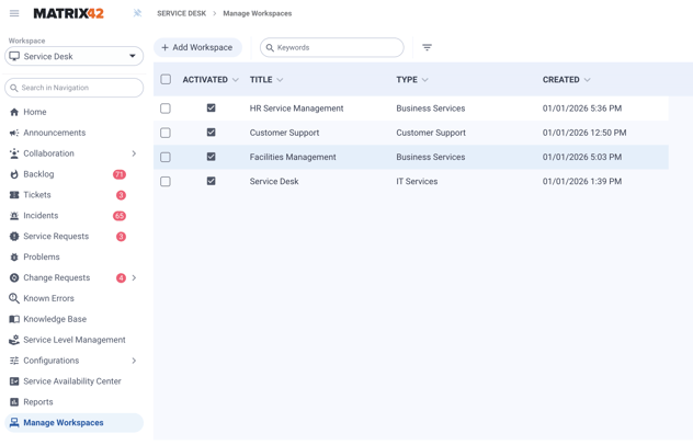 ESM Workspaces 2