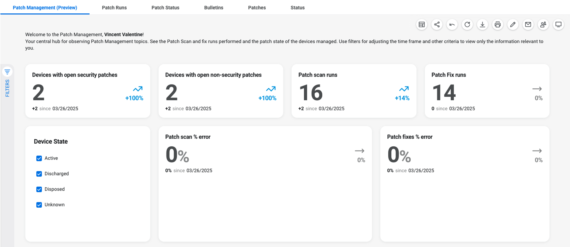 Fig 5 - Comprehensive insights on Patch Management