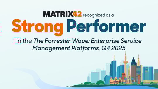 Matrix42 als Strong Performer in der Forrester ESM Wave Q4 2025 ausgezeichnet