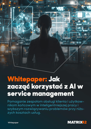 Front Page AI in ITSM Whitepaper PL