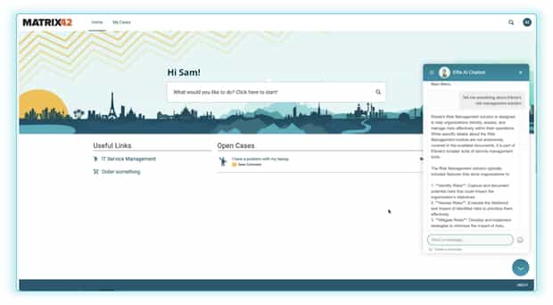 Matrix42 Service Management UI