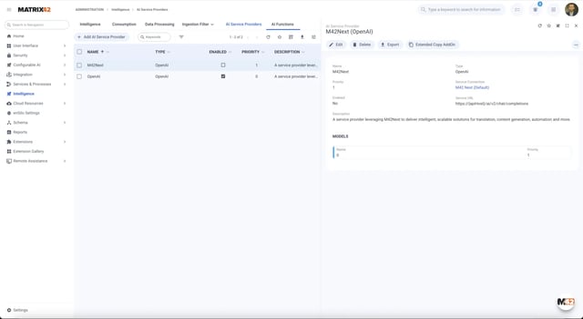 Native AI Functions - Model and Provider Setup