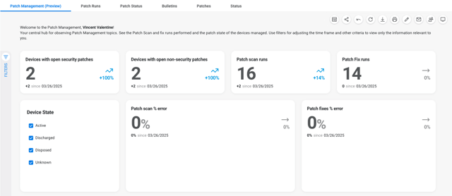 Fig 5 - Comprehensive insights on Patch Management