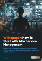 How to start with AI in Service Management
