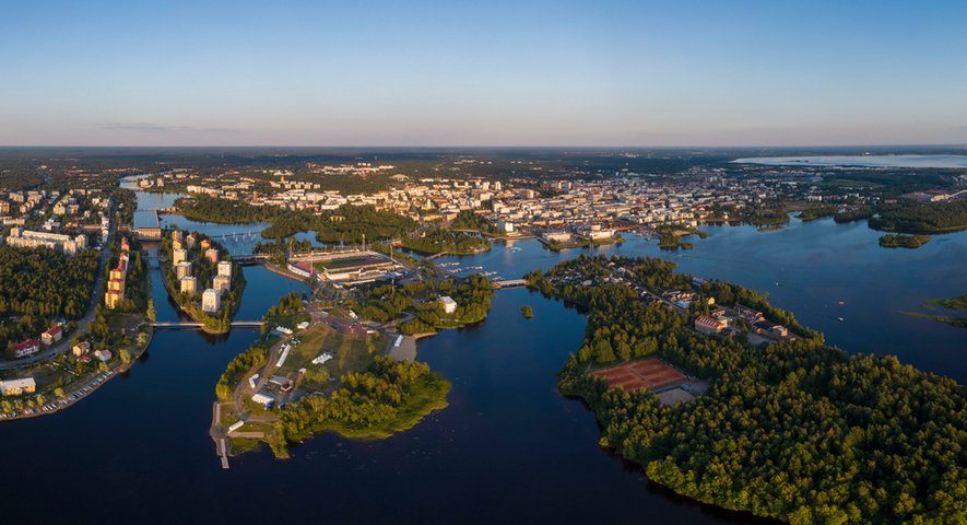 Oulu city view