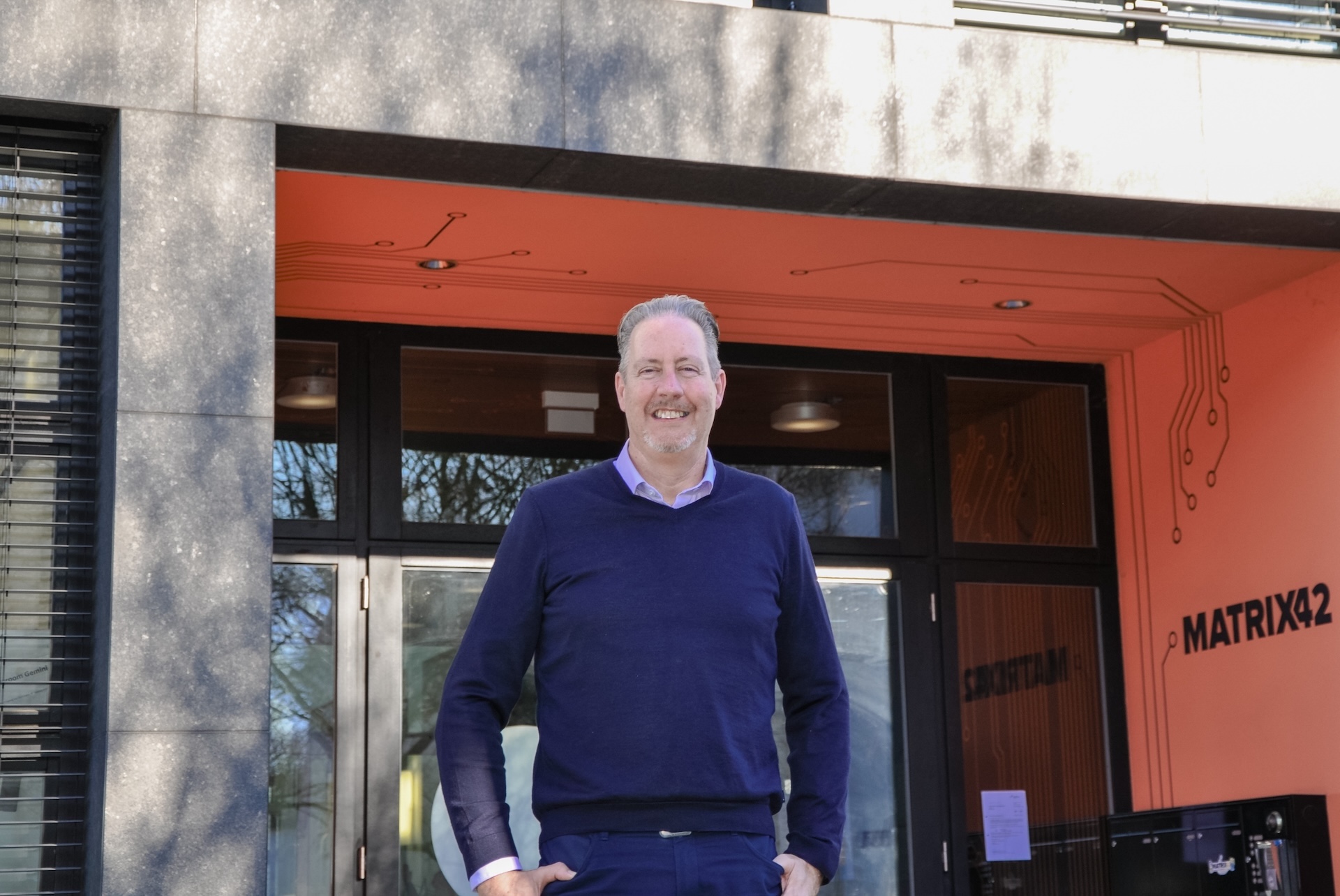 Patrick Adams at the Headquarter of Matrix42 in Frankfurt am Main, Germany
