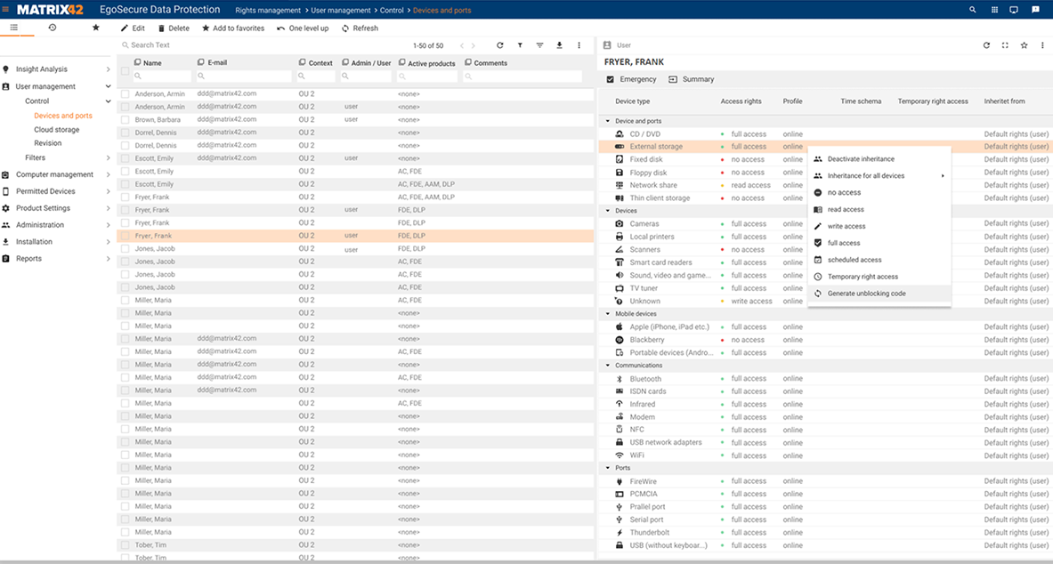 EDP Device Access and Control 1